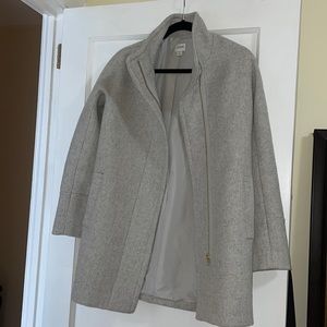 J Crew City Coat Grey